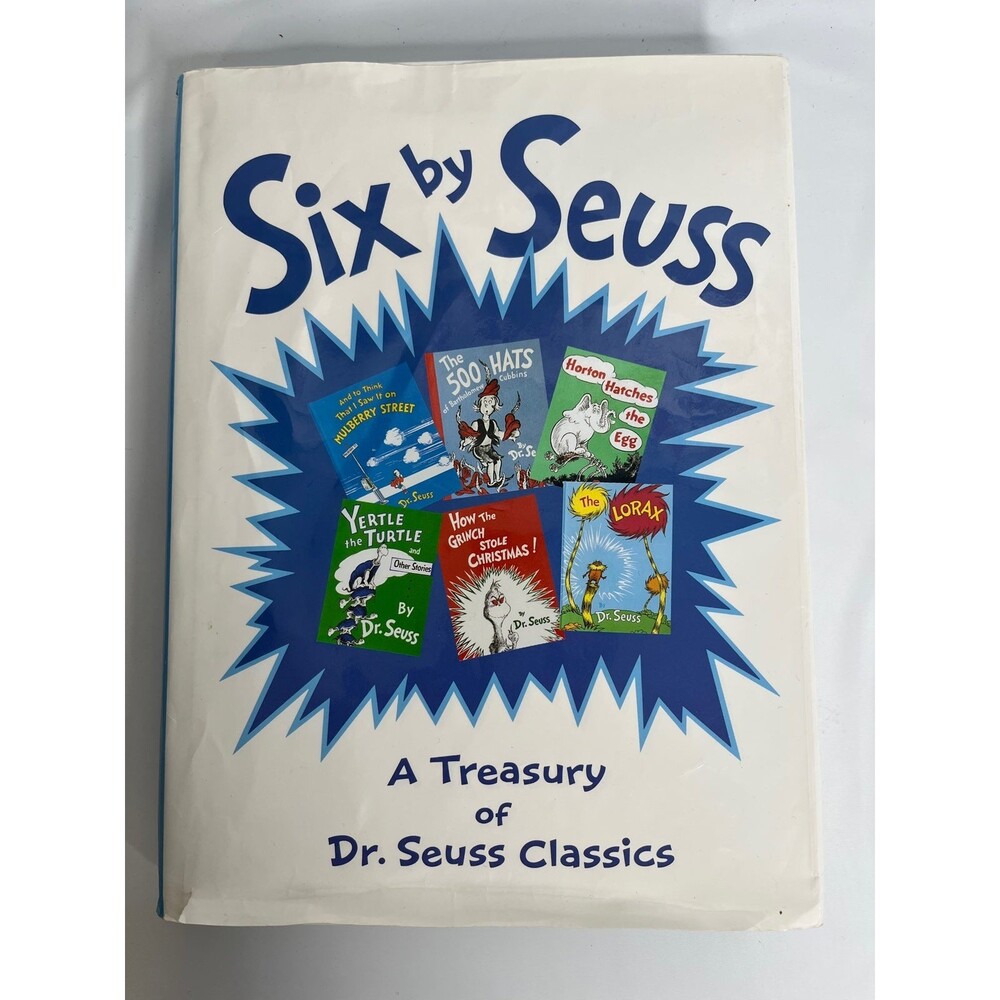 Six by Seuss A Treasury Of Dr. Seuss Classics Lorax Grinch Yertle Horton500 Hat